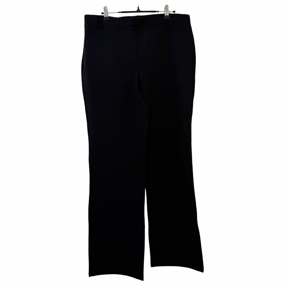 Quince Womens Ultra Stretch Ponte Bootcut Pants Size XL Black Office Career NWT‎
